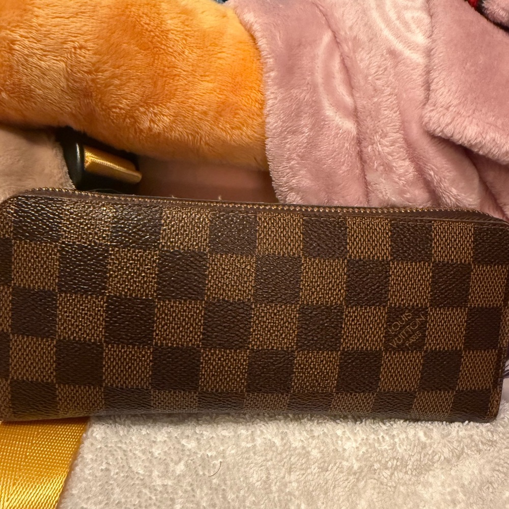 Louis Vuitton Brown Clemence  Wallet